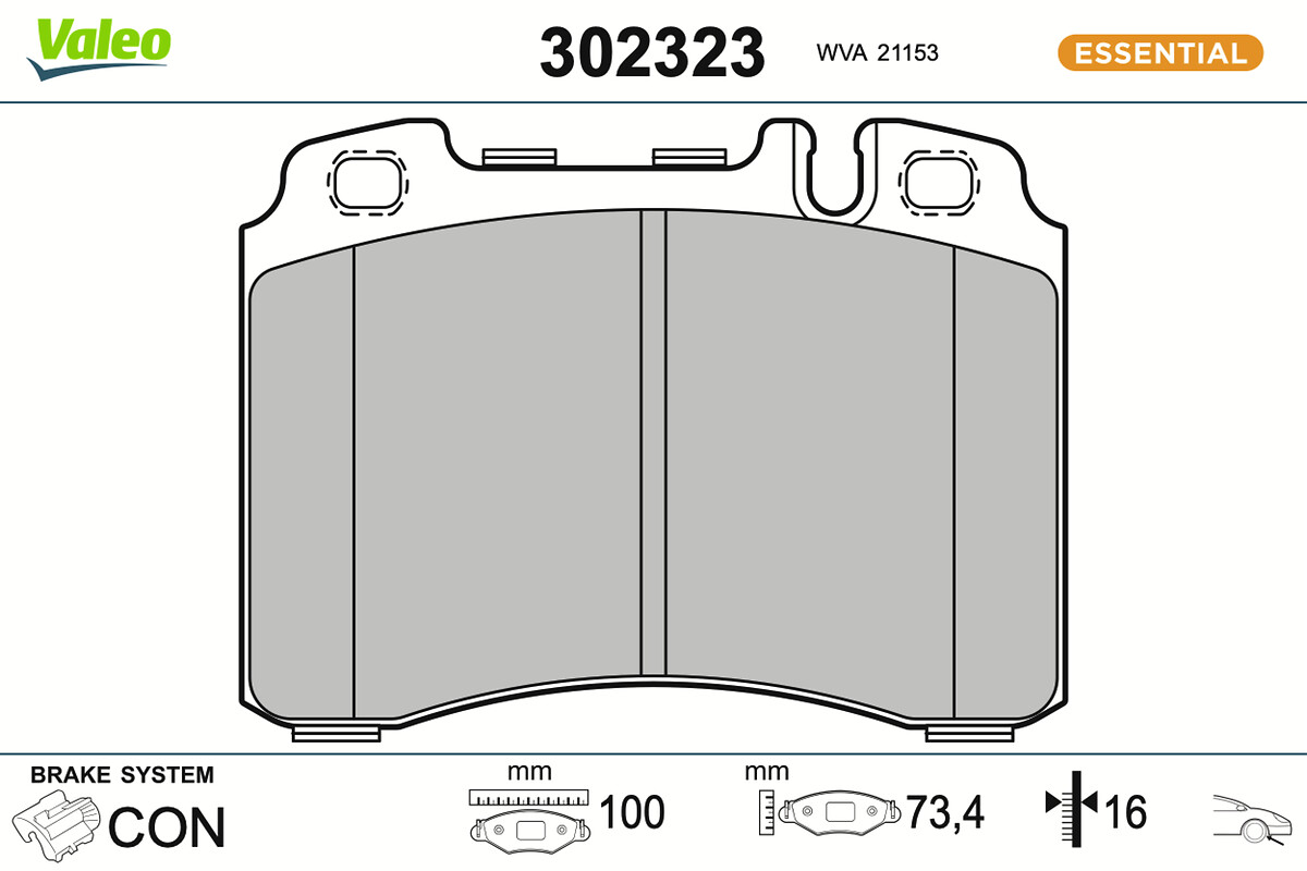 BRAKE PADS FIRST MER CLASS E 01.07.93
